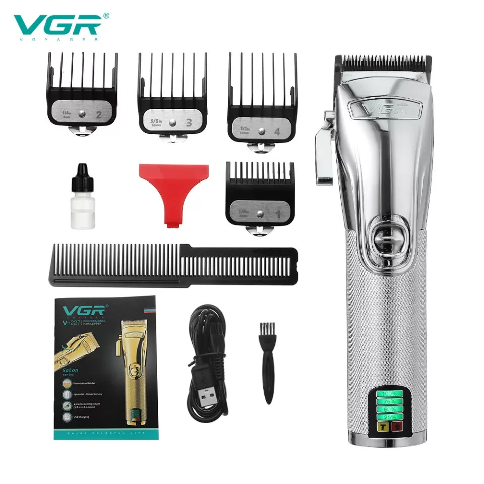 ماشین اصلاح موی سر و صورت وی جی ار مدل V-227 ماشین اصلاح موی سر و صورت وی جی ار مدل V-227
