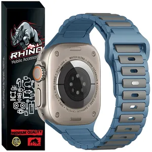 بند راینو مدل Ripple Silic مناسب برای اپل واچ سایز 44/45/46/49 میلی متری سری 6/7/8/9/10/11/SE/ULTRA