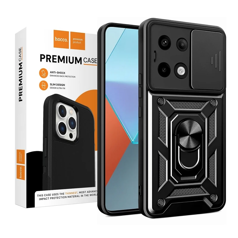 کاور هوکو مدل BattMann مناسب برای گوشی موبایل شیائومی Poco M6 Pro 4G / Redmi Note 13 Pro 4G