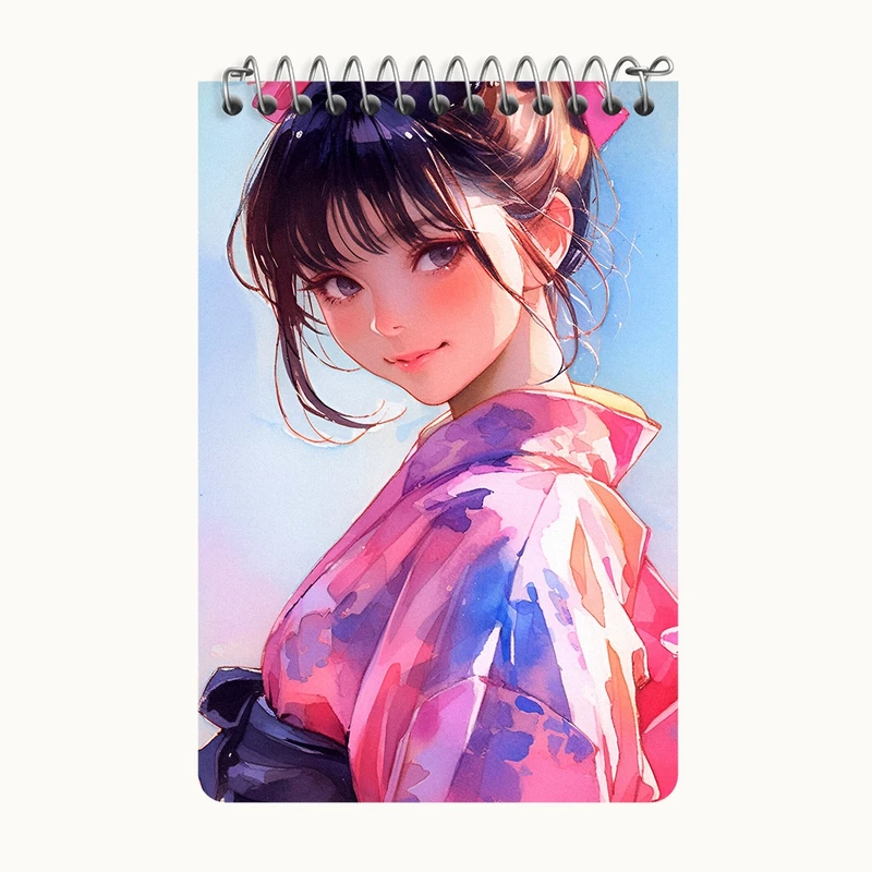 دفتر یادداشت 50 برگ خندالو طرح دخترانه کد F9207