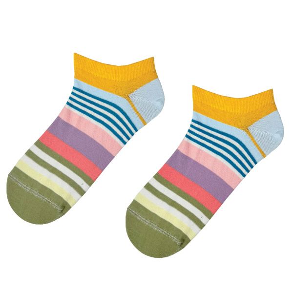 جوراب زنانه ال سون مدل رنگین کمانی کد PH875.2 -  - 2