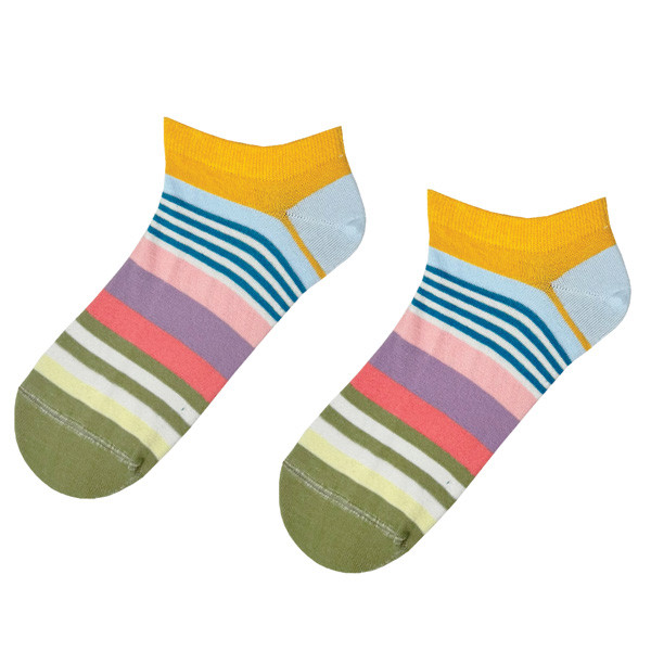 جوراب زنانه ال سون مدل رنگین کمانی کد PH875.2