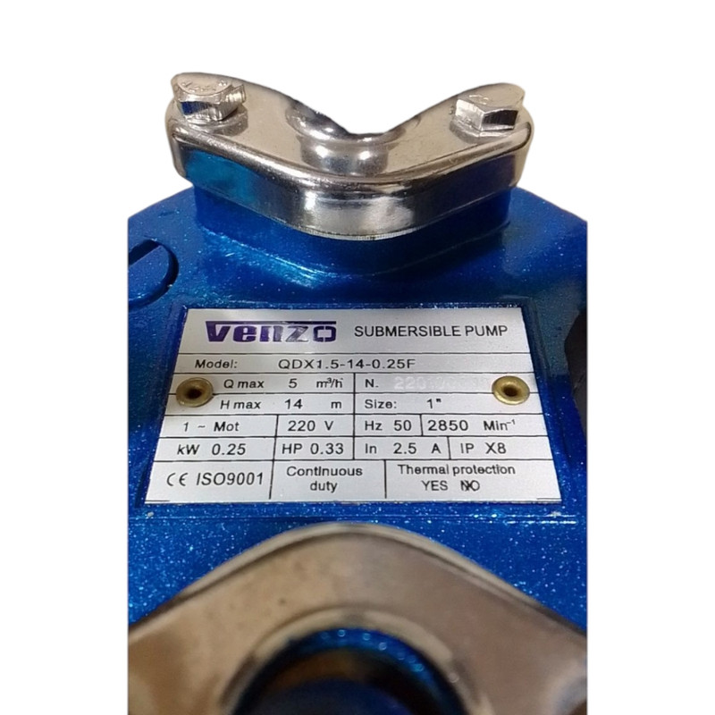 کفکش ونزو مدل 14 متری فلوتردار کد QDX-1.5-14-0.25F کفکش ونزو مدل 14 متری فلوتردار کد QDX-1.5-14-0.25F