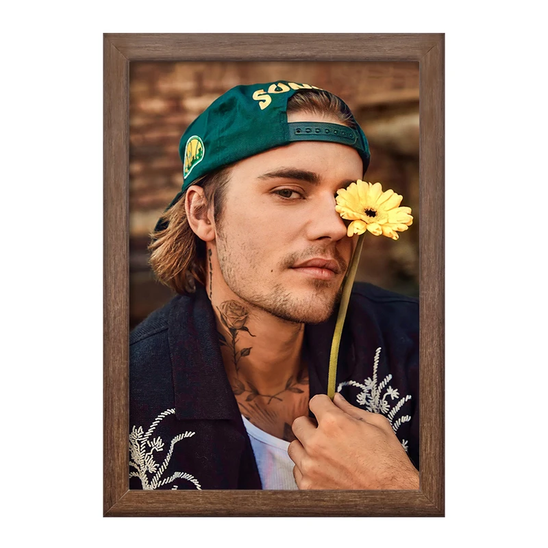 تابلو خندالو طرح جاستین بیبر Justin Bieber  کد 19032