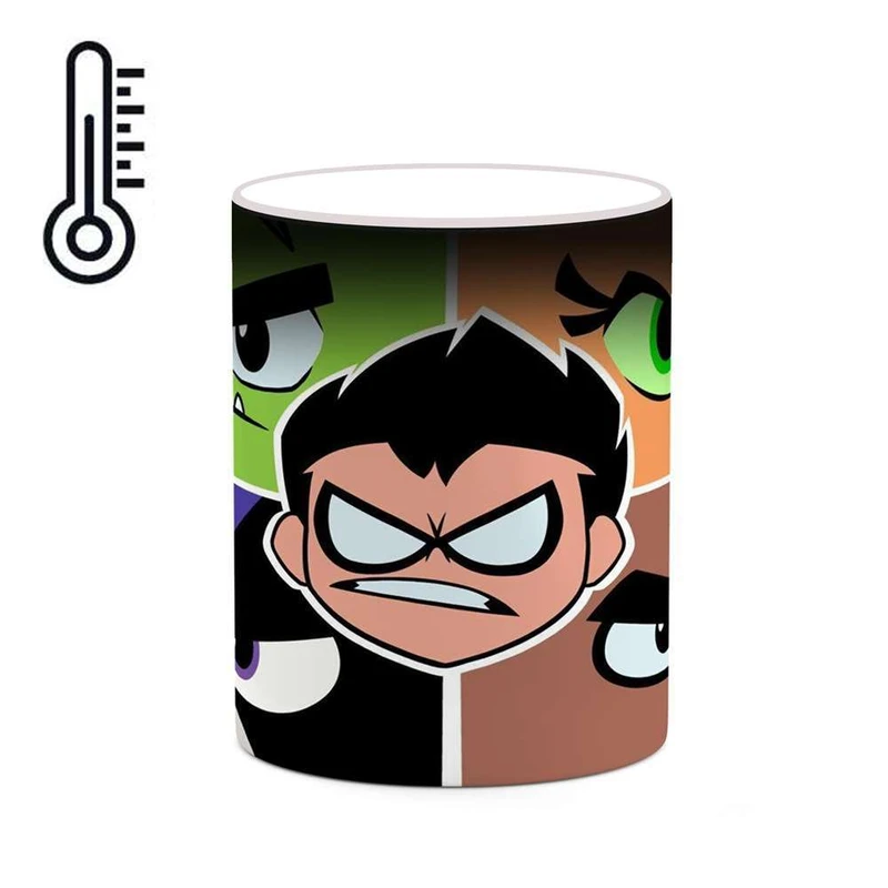 ماگ حرارتی کاکتی مدل کارتون Teen Titans Go! کد mgh23345