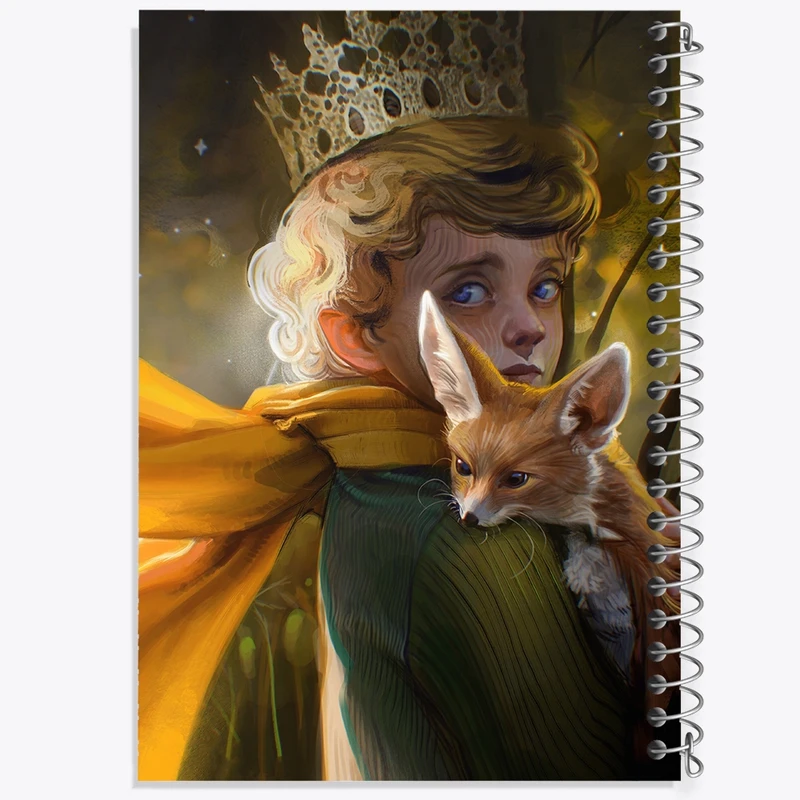 دفتر نت موسیقی 50 برگ خندالو مدل شازده کوچولو کد F646