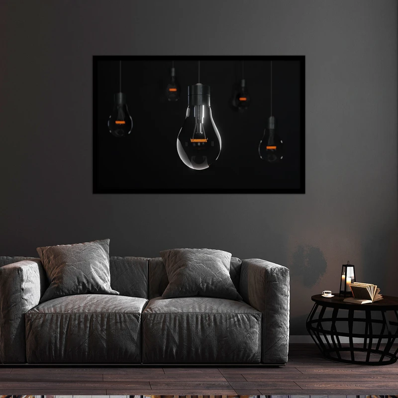 تابلو بکلیت طرح فانتزی لامپ مدل B-bu1037