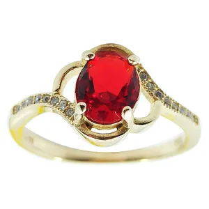 انگشتر زنانه مدل یاقوت کد ys-As6