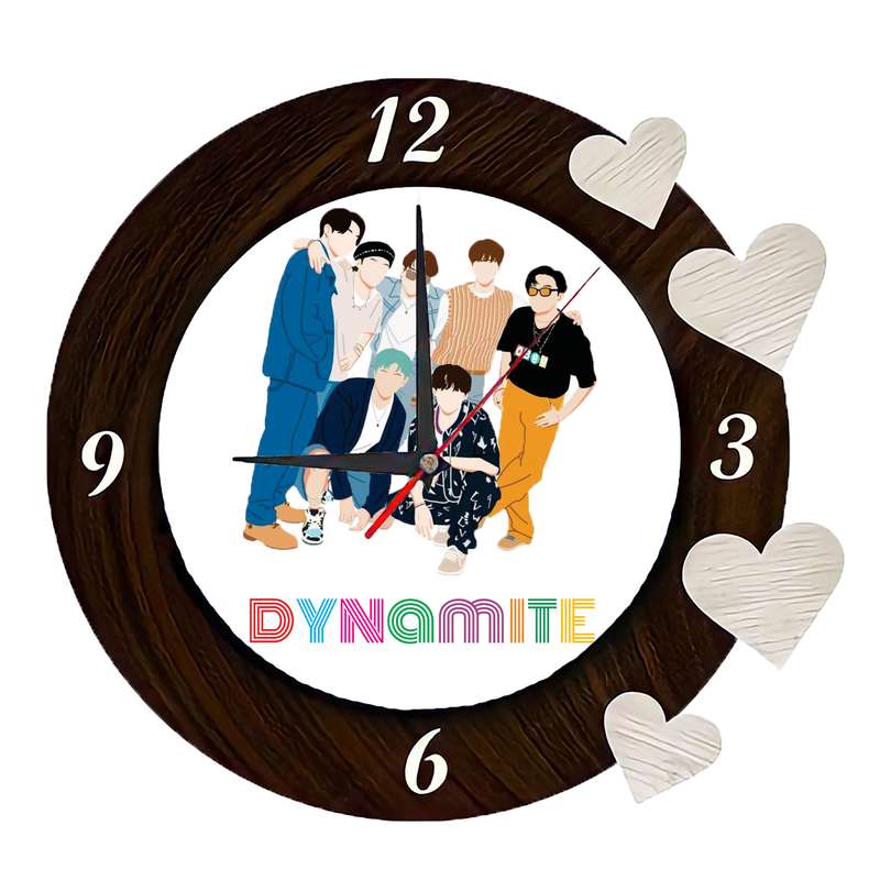 ساعت دیواری مدل BTS Dynamite 010