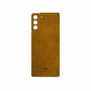 MAHOOT Brown-Chamois-Leather Cover Sticker for Samsung Galaxy S21 Plus 5G