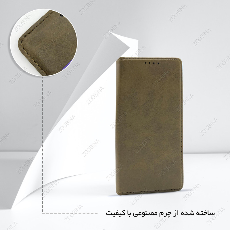 کیف کلاسوری زوبینا مدل Madrid مناسب برای گوشی موبایل سامسونگ Galaxy Note 5