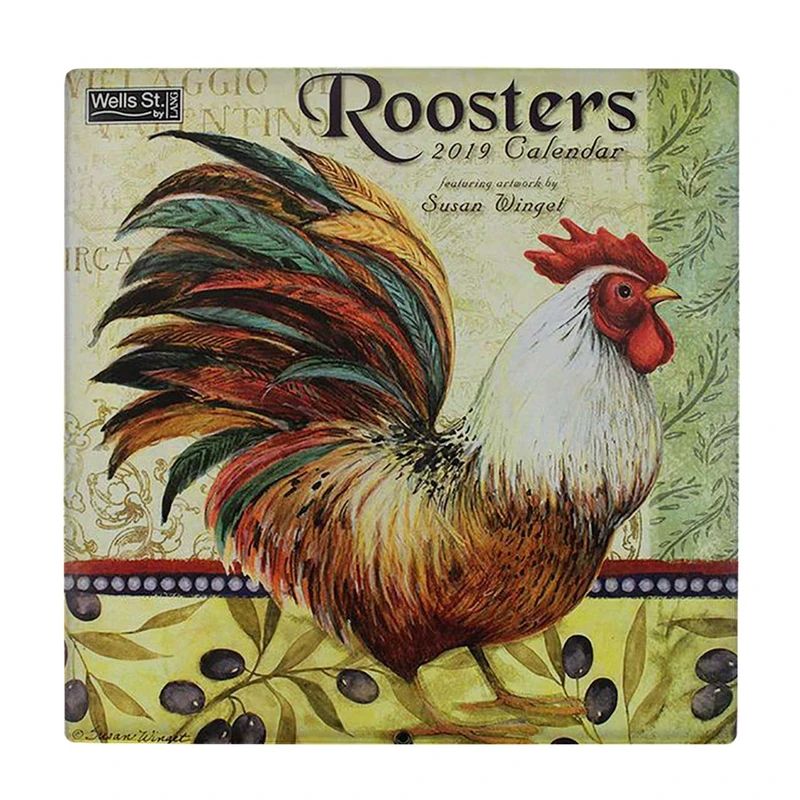 زیر لیوانی  طرح خروس کد    6096720_5225