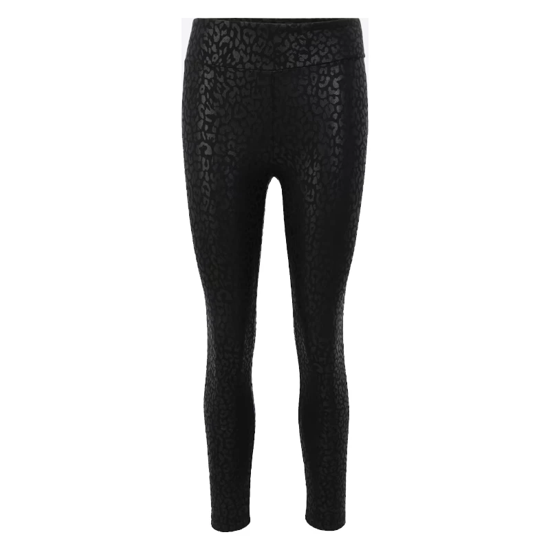 لگینگ زنانه مدل چرم تو کرک مخملی طرح پلنگی کد RL3115