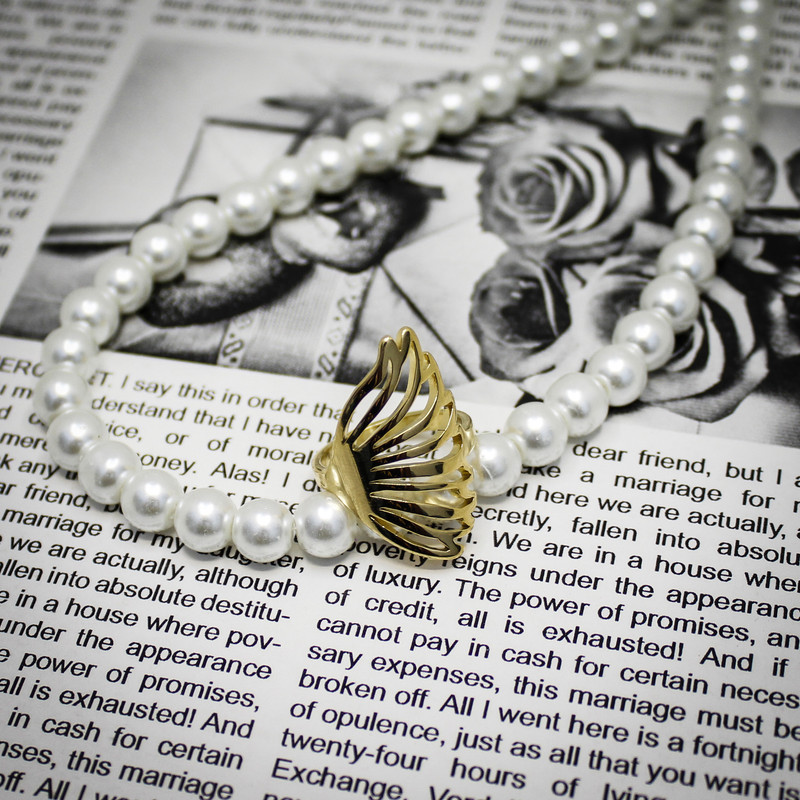 انگشتر زنانه طرح بال کد S128