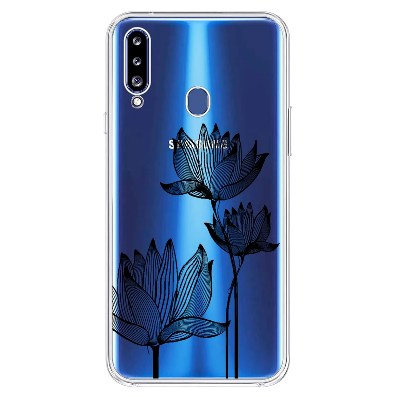 کاور مگافون طرح گل مدل C47-B مناسب برای گوشی موبایل سامسونگ Galaxy A20 S