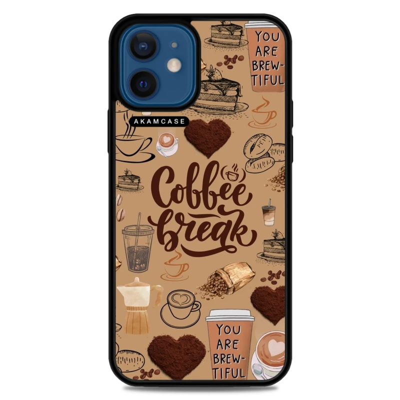 کاور آکام مدل AMC-WA12M-COFFEE-18 مناسب برای گوشی موبایل اپل iPhone 12 Mini