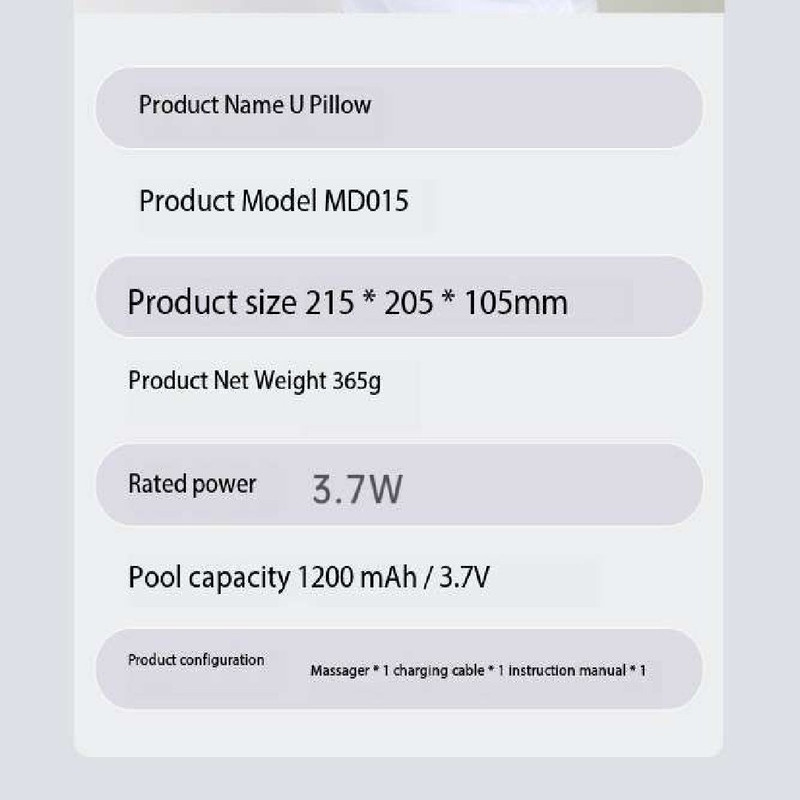 ماساژور گردن برقی مدل MDHL 015