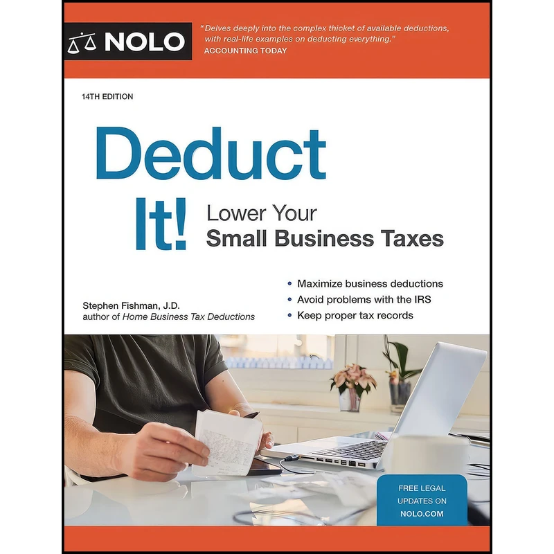 کتاب Deduct It! اثر Stephen Fishman انتشارات NOLO