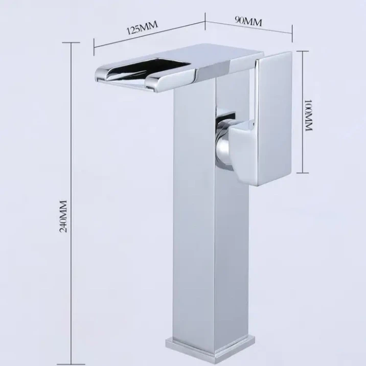 عکس شماره 9 : شیر روشویی مدل لوکس ال ای دی دار