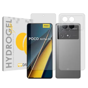 Daben Tough model transparent screen protector suitable for Xiaomi Poco X6 Pro Mobile phone Along with the phone back protector