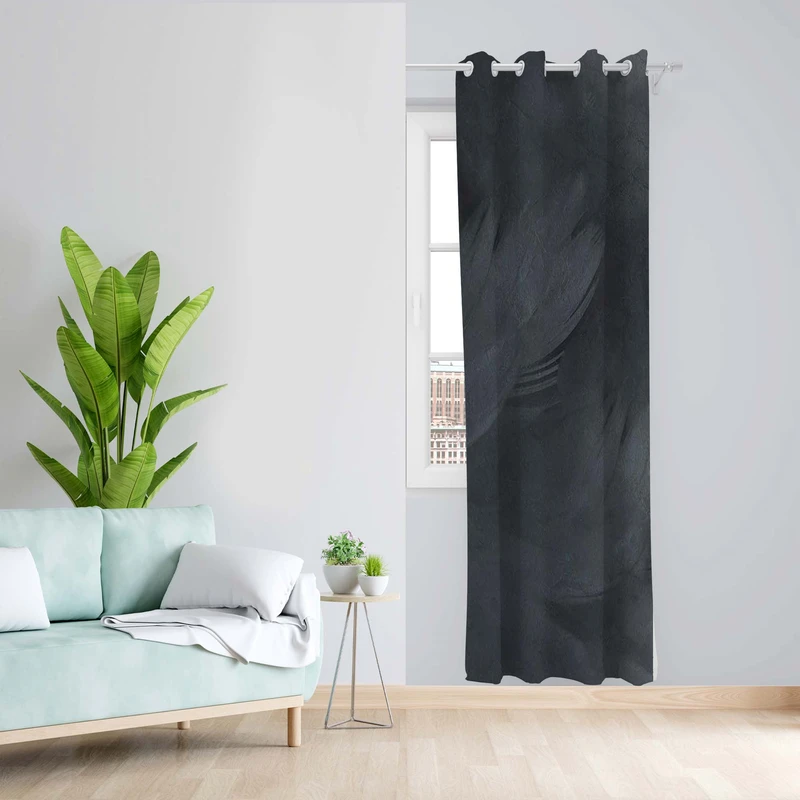 پرده طرح دار مدل مخمل پانچی کد 5263R z سایز 140x200 سانتی متر