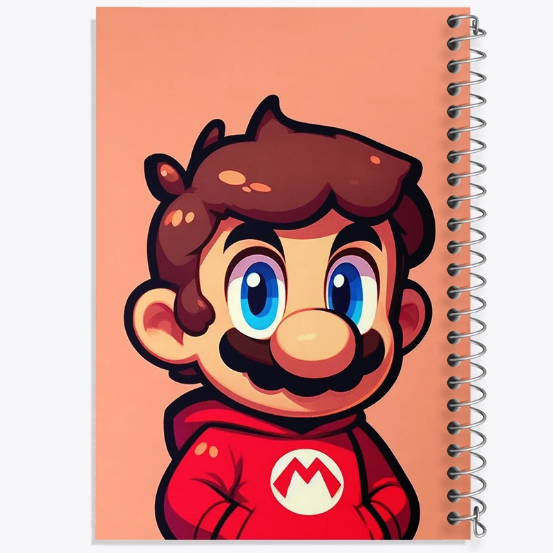 دفتر لیست خرید 50 برگ خندالو طرح سوپرماریو (Super Mario) کد F961