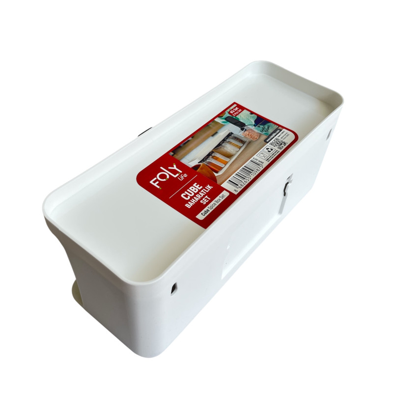 جای ادویه فولی لایف طرح Cube کد BNM-9875 مجموعه 6 عددی