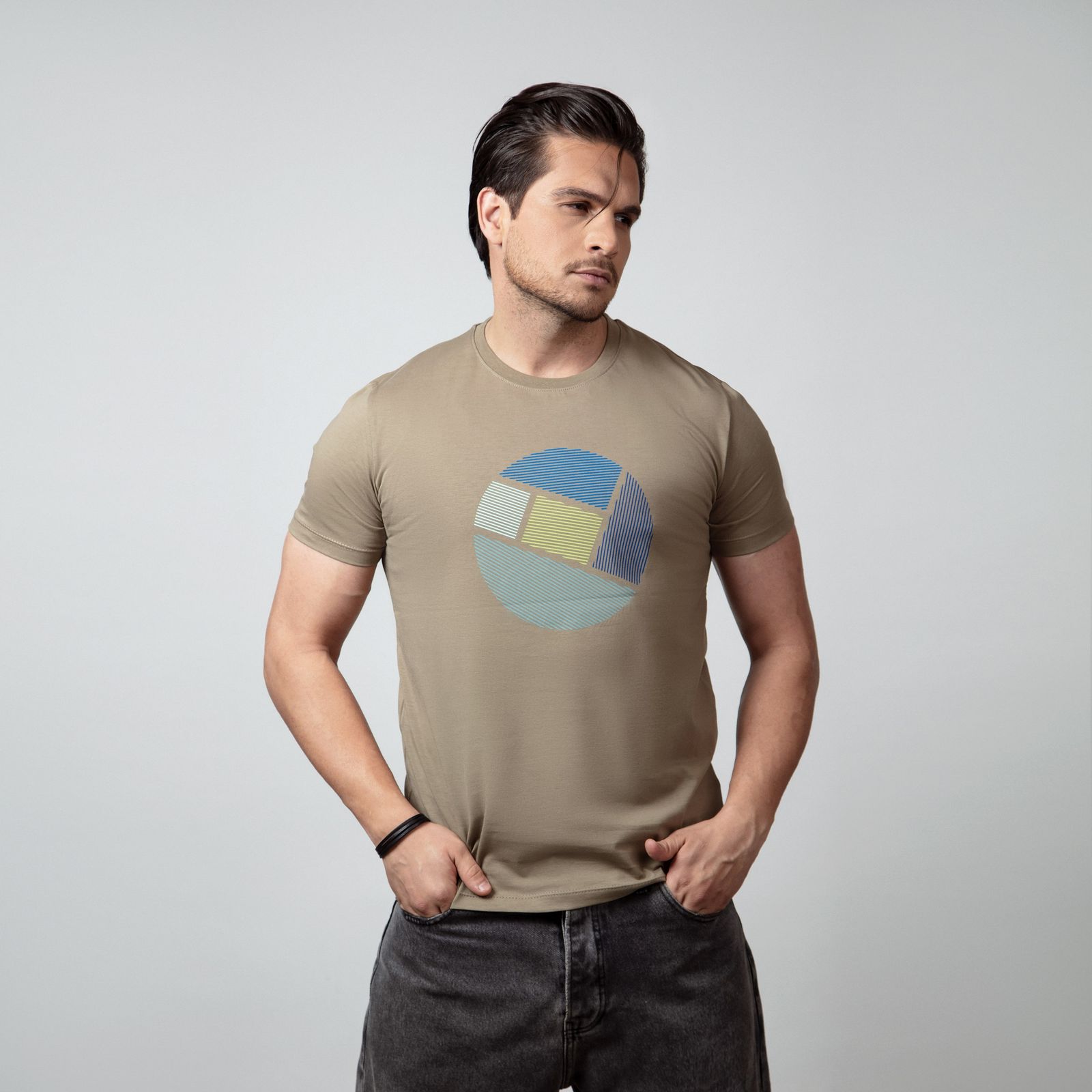 تی شرت آستین کوتاه مردانه باینت مدل 751-2