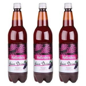 نوشیدنی گازدار هوفنبرگ با طعم انگور قرمز - 1 لیتر بسته 3 عددی