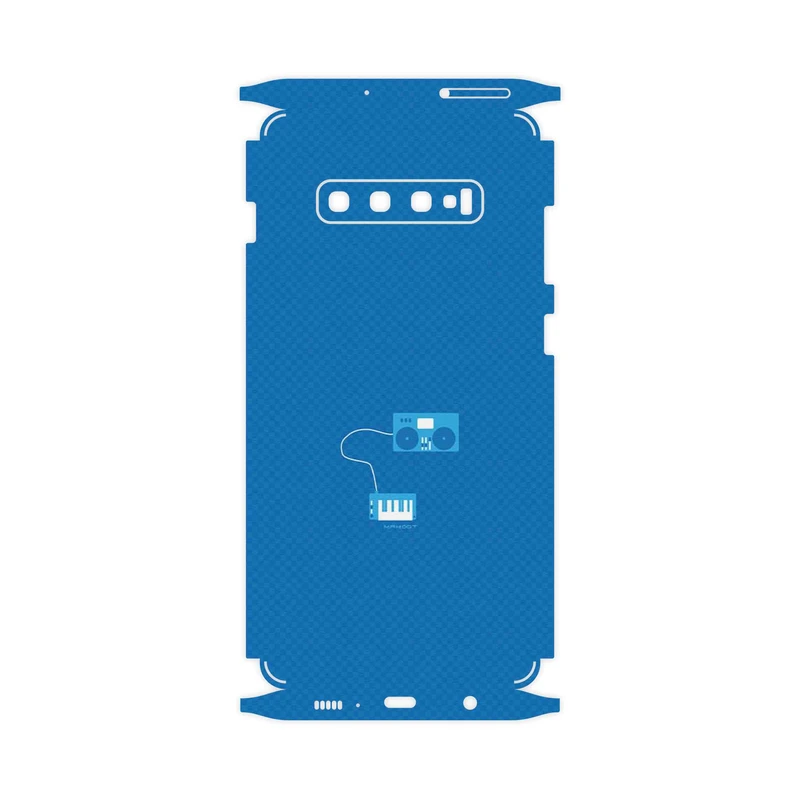 برچسب پوششی ماهوت مدل Minimal DJ Icon-FullSkin مناسب برای گوشی موبایل سامسونگ Galaxy S10 Plus