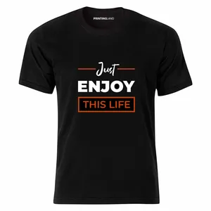 تی شرت آستین کوتاه مردانه مدل پرینتینگ لند طرح ENJOY کد P125