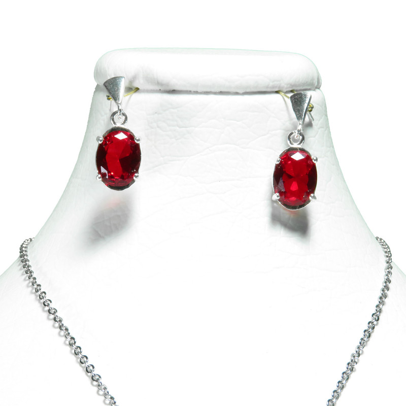 نیم ست نقره زنانه کد AV173-S10 C5