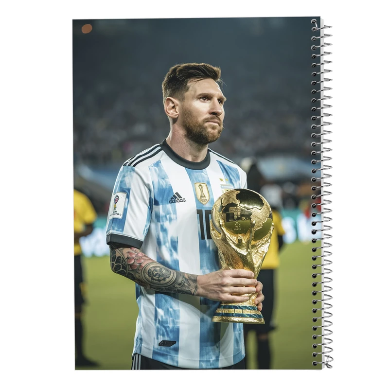 دفتر ژورنال نویسی 50 برگ مدوپد مدل نقطه ای طرح مسی messi کد DF14037