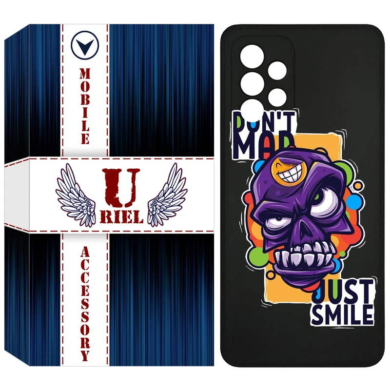 کاور یوریل مدل KSH کد 33 طرح Smile مناسب برای گوشی موبایل سامسونگ Galaxy A72