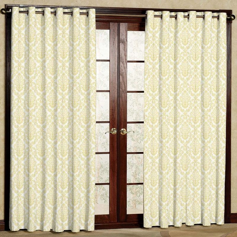 پرده طرح کلاسیک مدل مخمل پانچی کد 1774 W سایز 200x140 سانتی متر