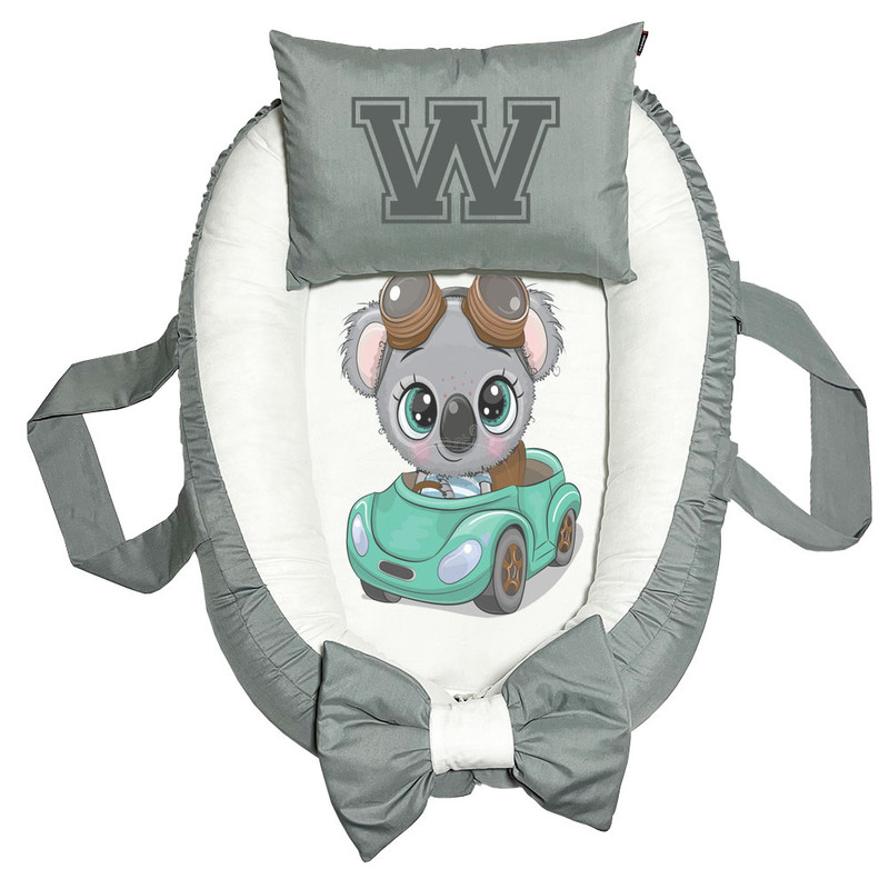 تشک غلت گیر نوزاد پاد آفرین مدل کوالا طرح حرف W