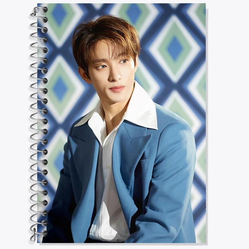 دفتر زبان 50 برگ خندالو مدل دو خط طرح دی کی گروه سونتین Seventeen کد 12491