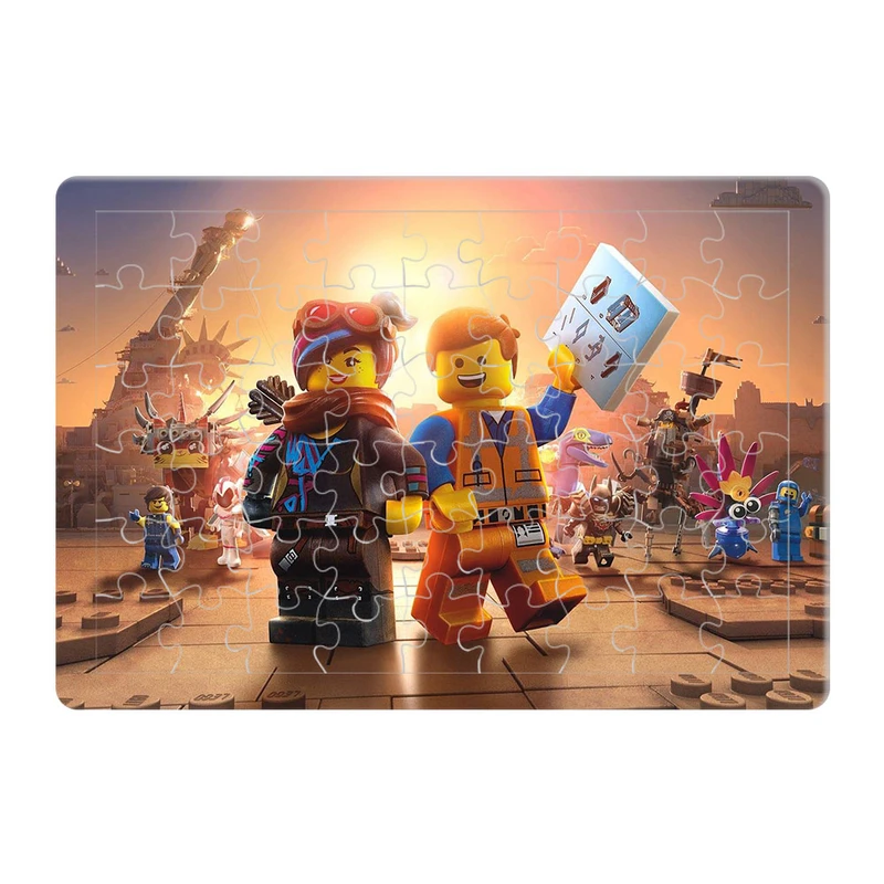 پازل 54 تکه هومرو مدل PL624 طرح انیمیشن لگو