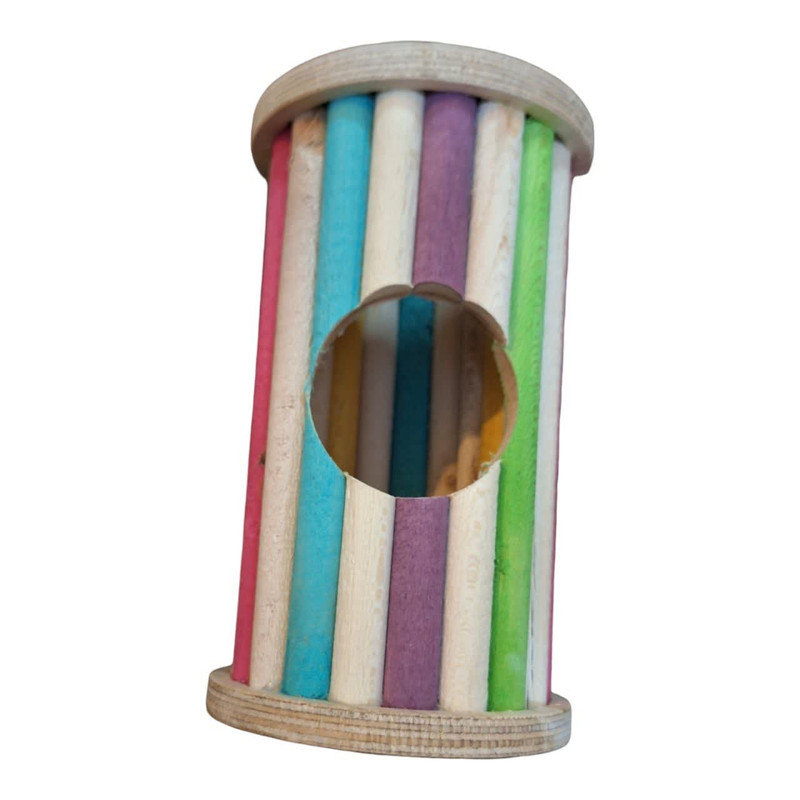 جای خواب همستر مدل چوبی رنگی