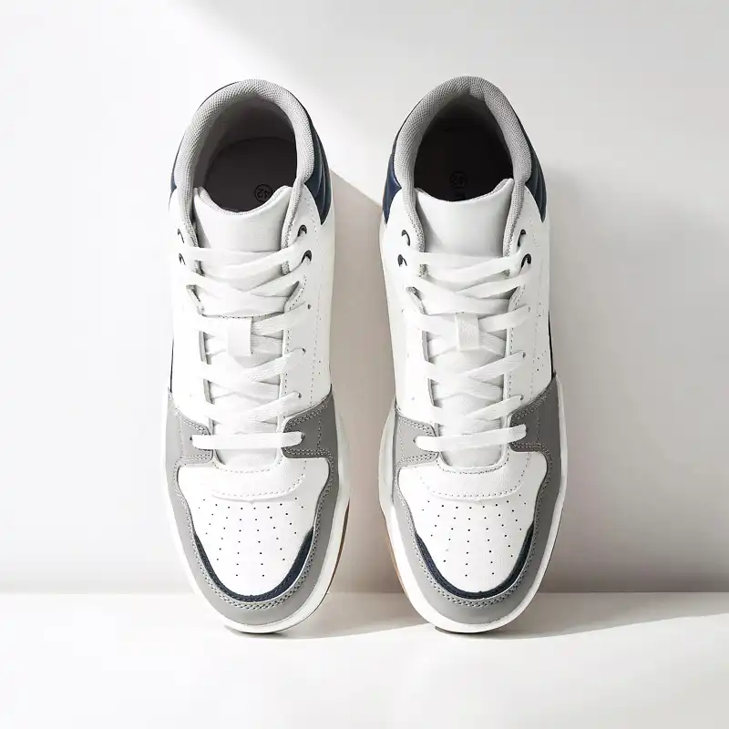 نیم بوت مردانه مکس مدل Panelled High-Top Lace-Up Sneakers