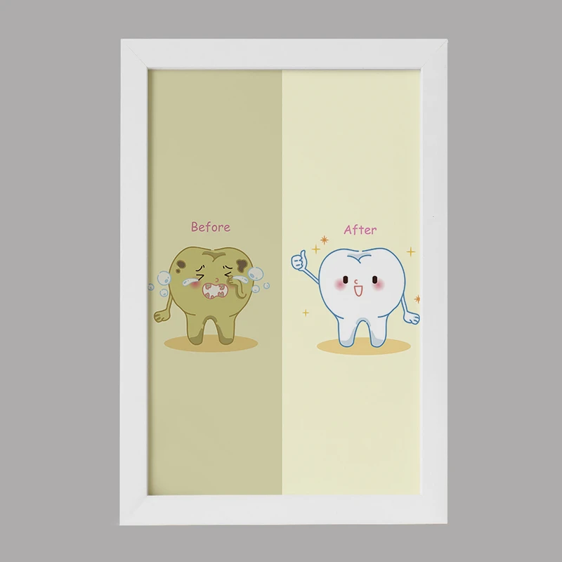 تابلو کودک خندالو مدل دندان و دندان پزشکی کودکانه کد 36713