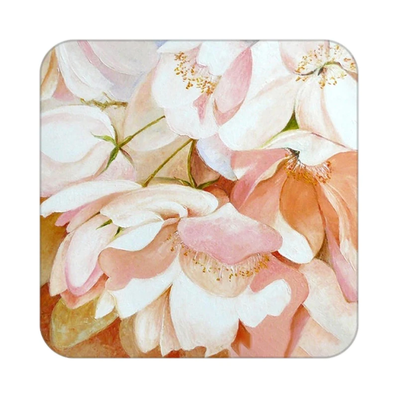 زیر لیوانی کاکتی طرح نقاشی رنگ روغن مدل mg10380