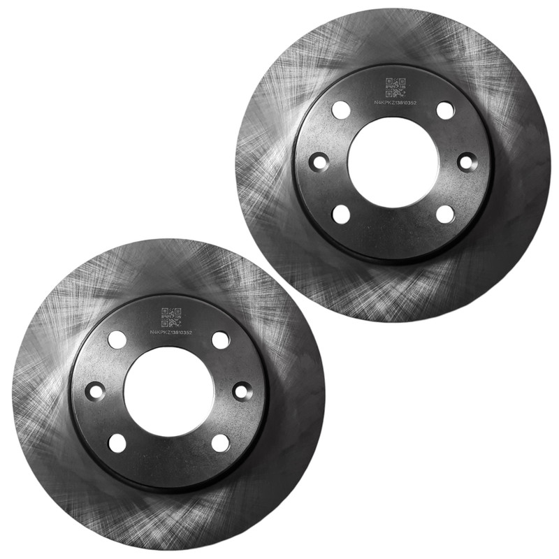 دیسک ترمز‌ چرخ جلو عظام مدل 00195 مناسب برای پژو ۲۰۶ تیپ ۲ بسته ۲ عددی