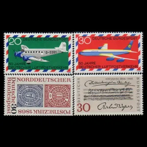 تمبر یادگاری مدل خارجی مجموعه 4 عددی