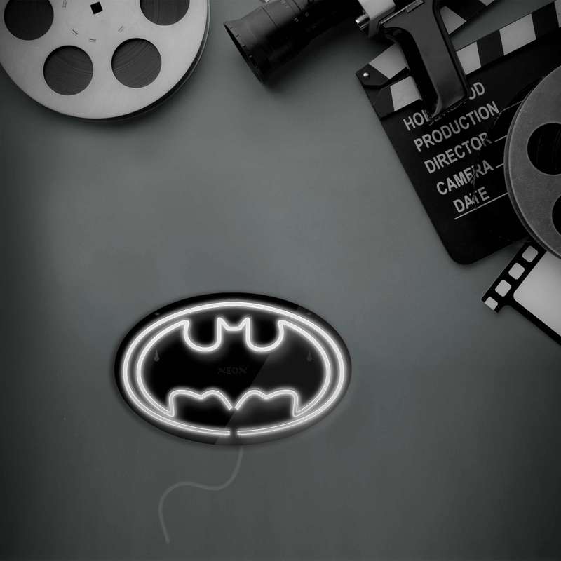 چراغ دیواری نئون دیزاین طرح Batman-BL_WHT