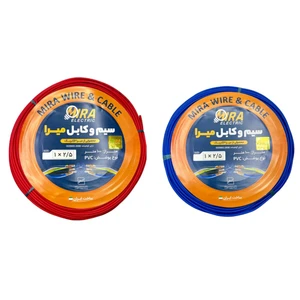 سیم برق افشان 1 در 2.5 میرا  کد B-R بسته دو عددی