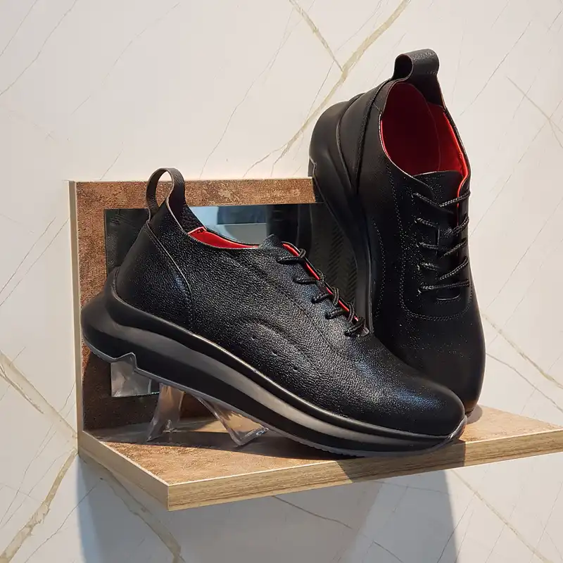 کفش روزمره زنانه مدل چرم طبیعی کد 00166t.k رنگ مشکی