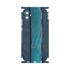 MAHOOT Turquoise feathers-FullSkin Cover Sticker for Samsung Galaxy M04