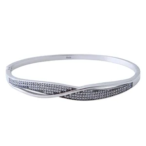  دستبند نقره زنانه بازرگانی میلادی کد DP_218