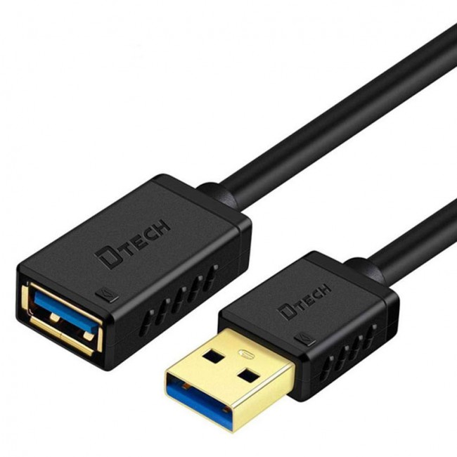 کابل افزایش طول USB3.0 دیتک مدل DT-CU0302 طول 0.5 متر